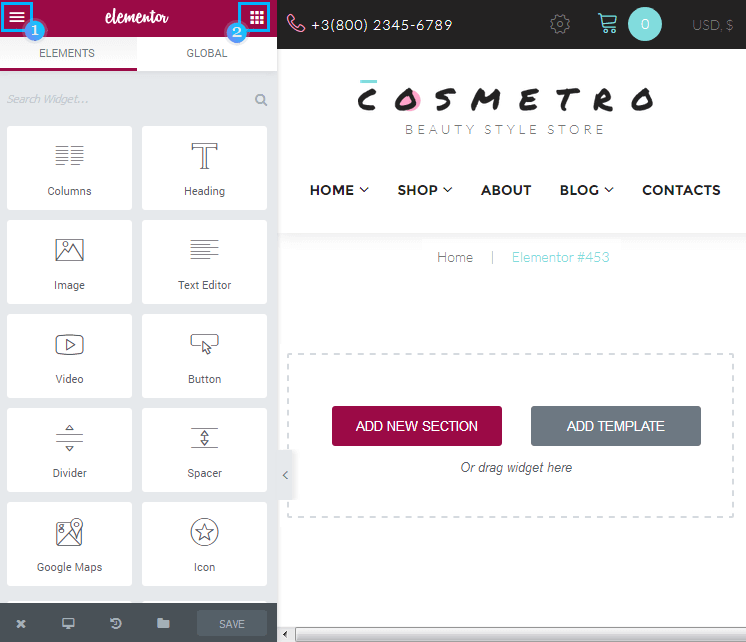 如何使用 Elementor 编辑页面?插图1